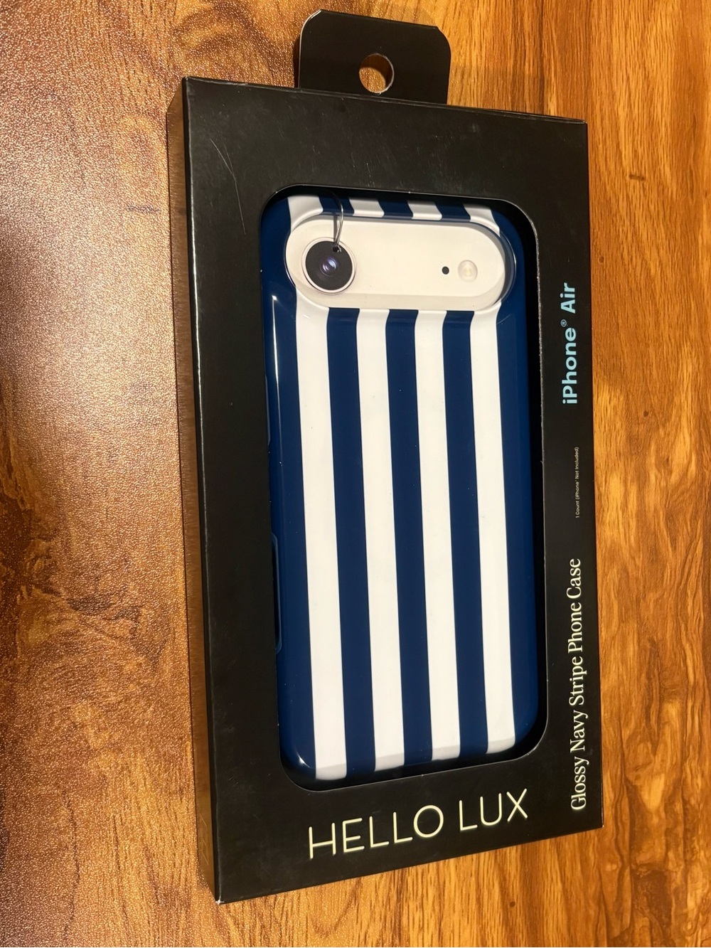Navy & White Stripe iPhone Air Case